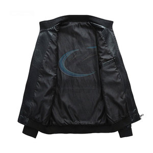 Dernier style, vente en gros, veste d'hiver en cuir coupe-vent pour homme, veste en cuir imperméable pour homme, best-seller - Product Image 5