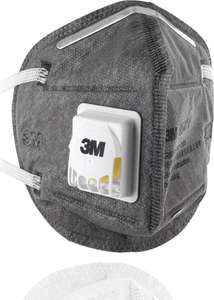 Masque respiratoire jetable en tissu non tissé 3M 9541V KN95 5 couches avec valve respiratoire, protège contre certaines particules - Product Image 2