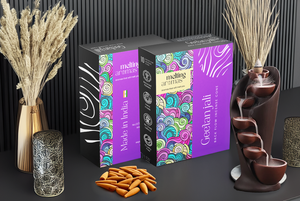 GEETANJALI <b>BACKFLOW</b> STICK <b>INCENSE</b> PREMIUM Eco-Friendly Organic 100% Natural Religious - Product Image 3