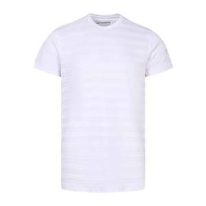 T-shirt Homme Col Rond Manches Courtes Uni Teint Uni Coton Polyester Blanc Marque de Mode Unique Été Grammage Lourd - Product Image 4
