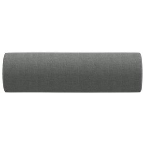 Grigio scuro tessuto decorativo per la casa cuscini 2 pezzi di dimensioni Ø5.9 "x19.7" - Product Image 4