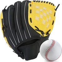 Sarung tangan bisbol dan Softball pria, sarung tangan Softball latihan olahraga Softball remaja