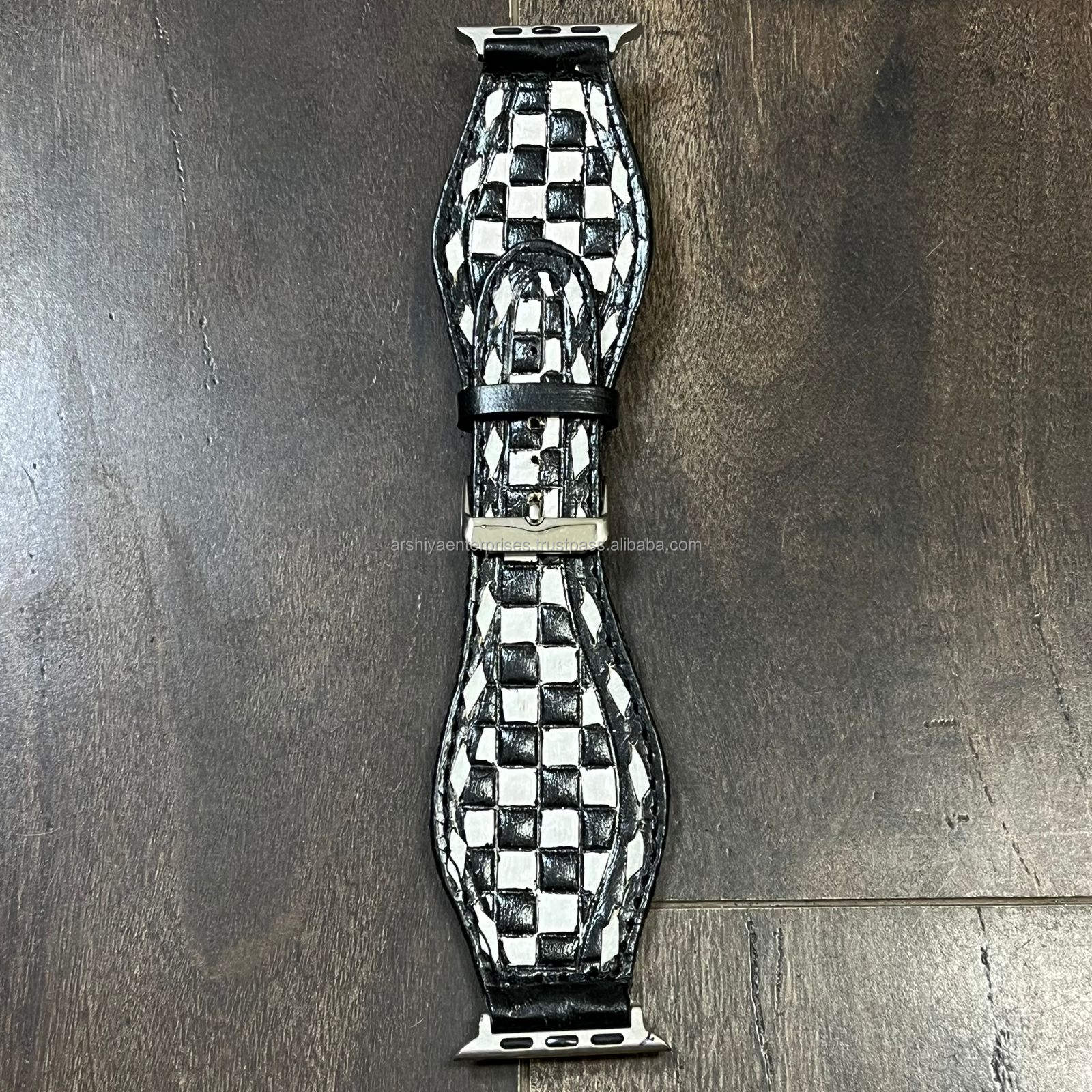 White & Black Checkered