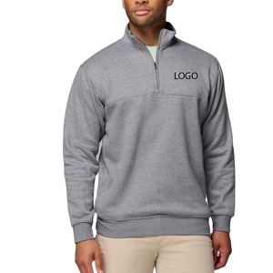 Prix de gros pour les commandes en gros avec col montant respirant et confortable Sweat-shirt pour homme manches longues Haute qualité Service OEM - Product Image 1