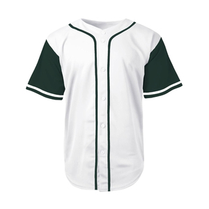 Maillots de baseball pour hommes Blank Fashion, grandes tailles, séchage rapide, vêtements de sport, vente en gros, logo personnalisé, OEM personnalisé - Product Image 4