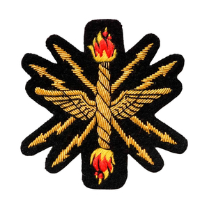 Parches Termoadhesivos Personalizados para Ropa de Hombre, Parche Bordado, Insignia Bordada para Blazer, Fábrica de Pakistán - Product Image 1