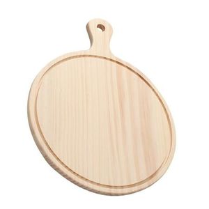 Planche à découper ronde en bois d'acacia et de mangue, épaisseur 1,5 cm, passe au lave-vaisselle - Product Image 2