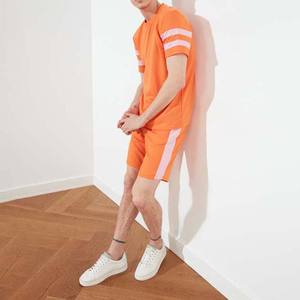 Conjunto Casual de Verano de Dos Piezas, Camiseta Estampada y Pantalones Cortos a Juego para Hombres y Adolescentes, Conjuntos Deportivos - Product Image 2