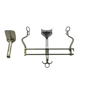 Écarteur chirurgical orthopédique Balfour Zenvora de haute qualité en acier inoxydable avec lames centrales et latérales, certifié CE, manuel - Product Image 4