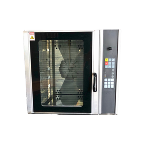 Horno eléctrico comercial ATLAS STAR de acero inoxidable con control digital, 6 bandejas, horno de convección para panadería de uso industrial. - Product Image 1