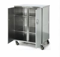 Chariot médical multifonction en plastique ABS de classe I pour hôpital, anesthésie, médicaments, usage d'urgence, mobilier, 40 lb, garantie 2 ans, 24