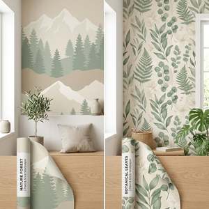 Self-Adhesive Wallpaper <b>Contact</b> <b>Paper</b> Peel and Stick OEM Customized Decorative Print Multiple Use - Product Image 2