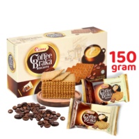 HALAL ISO BRAKA Vietnamien Café Croustillant Craquelins 150G Doux Goût Amer Sachet Boîte Emballage FMCG Produit Vietnam