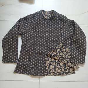 Cotton Handmade Reversible <b>Quilted</b> Women's Fashion Jacket Lightweight <b>Winter</b> Coat Export Wholesale India - Product Image 3