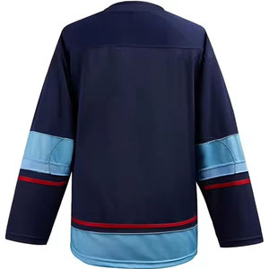 Maillot de hockey sur glace haute performance conçu pour des mouvements rapides, tissu sportif respirant conçu pour les matchs intenses sur glace - Product Image 2