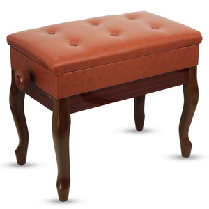 5 Core Piano <b>Bench</b> 3" <b>Padded</b> Cushioned Stool Wooden Heavy Duty Adjustable Musician Chair w Storage - Product Image 1