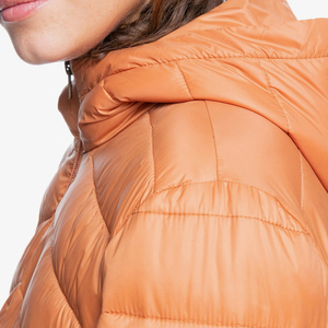 Women's <b>Long</b> Sleeve Hooded Puffer <b>Jacket</b> with Printed Breathable Cotton Filled <b>Waterproof</b> High Quality Factory Price - Product Image 3