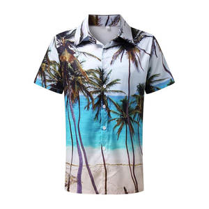 Wholesale Summer Fashion Moisture-Wicking Anti-Wrinkle <b>Beach</b> <b>Shirt</b> for Men & <b>Women</b> Breathable & Custom Vibrant Prints - Product Image 2