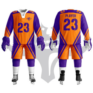Uniformes de Hockey sobre Hielo de Nuevo Estilo para Práctica, Servicio OEM, Diseño Personalizado, Paquetes de Uniformes de Hockey sobre Hielo Más Vendidos - Product Image 2