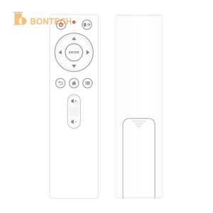 Télécommande universelle en plastique 12 boutons Design rectangulaire blanc Télécommande RF - Product Image 3