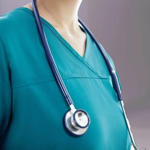Ensemble de blouses médicales pour femmes, couleur turquoise, haut à col en V avec pantalon, uniformes d'hôpital pour infirmières et personnel de santé - Product Image 5