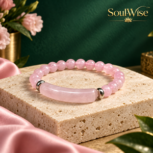 Bracelet élastique en pierre naturelle rose, forme de boule, perles, unisexe, tendance, améthyste, 19cm, bijoux cadeau - Product Image 2