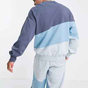 Survêtement décontracté pour homme, vert menthe uni, à capuche, manches longues, taille élastique, respirant, hiver, écologique, séchage rapide, polaire, coupe classique - Product Image 3