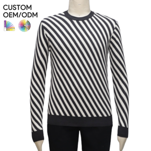 เสื้อไหมพรมผู้ชายสำหรับขายส่ง รองรับ OEM ODM ผ้าฝ้ายออร์แกนิคนุ่ม สวมใส่สบายในฤดูหนาว ทันสมัย แห้งเร็ว - Product Image 3