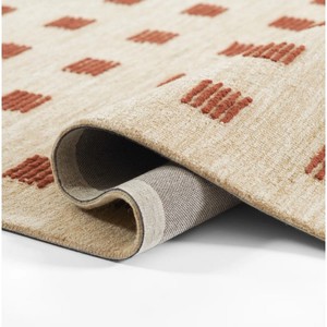 Neutral Tone Handspun Jute <b>Rug</b> for Eco Friendly Floor Covering Fits Natural Minimal and <b>Rustic</b> Color Schemes - Product Image 6