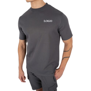 New Top Trending Men's Sportswear <b>Twin</b> <b>Set</b> Casual Wear Plain Shirt and Shorts 2 Piece <b>Set</b> Customized Your Own Logo Outwear - Product Image 6