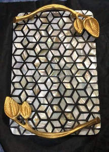 Plateau à vadrouille en forme de rectangle bonne qualité fabricant professionnel maison cuisine table à manger fruits dîner plateau de service de l'inde - Product Image 4