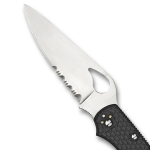 Navaja Plegable con Mango Negro, Hoja Larga y Puntiaguda de Acero Inoxidable, con Orificio para el Pulgar, Clip Metálico para Bolsillo y Diseño Ligero - Product Image 5