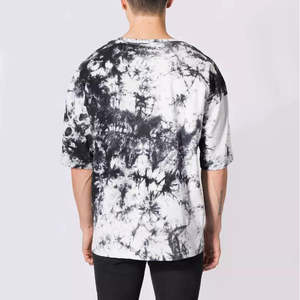 T-shirts pour hommes grande taille personnalisés, effet délavé, colorés, les plus vendus – Impression de votre logo de marque, t-shirt vierge de luxe, effet soleil émaillé - Product Image 5