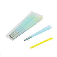 Cônes à rouler personnalisés en gros, colorés, taille King Size, paquets de 50, 100, 1000, en papier de riz à combustion lente avec filtres.