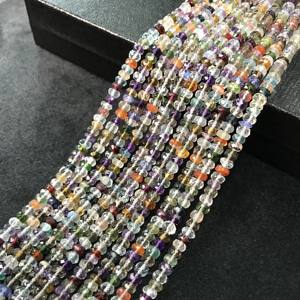 Cuentas Redondas Multifacéticas de Piedra 100% Naturales, Certificadas por IGI, Grado AA, de 4mm-4.5mm, Multicolor, Multifuego, Gemas Vivaaz - Product Image 1