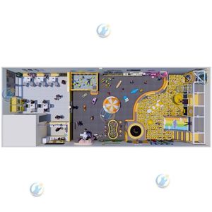 Sunny Park <b>Indoor</b> Playground Soft Play Area with <b>Slide</b> Ball Pool Yellow Theme High Capacity Commercial Use for Kids - Product Image 3