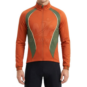 Lightweight <b>Cycling</b> Outerwear With Full Front Zipper Breathable Panels Wind Protection <b>Reflective</b> Trim And Comfortable Athletic - Product Image 5