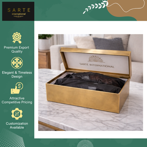 Top Quality Handmade and Waterproof Eco-Friendly Durable Luxury Brass Single Shoe Storage <b>Box</b> Best Space <b>Saving</b> Organizer - Product Image 5
