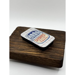 Vintage Sardine Tin Match Case Stick Shape Recyclable Household Use Printing Design - Product Image 2