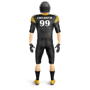 Vêtements de sport personnalisés de haute qualité par sublimation, uniformes de rugby américains, kits de rugby OEM pour hommes, maillots de football américain à vendre - Product Image 3