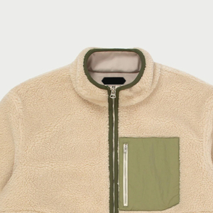 Veste en polaire Sherpa de qualité supérieure, chaude pour l'hiver, fermeture éclair intégrale, veste décontractée pour l'extérieur, logo personnalisé, OEM ODM, fabricant en gros - Product Image 4