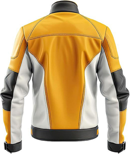 ARTIZ INTERNATIONAL Custom Genuine <b>Leather</b> <b>Jacket</b> for <b>Men</b> Windproof Eco-Friendly V-Neck Zipper Closure Streetwear Winter <b>Jacket</b> - Product Image 6