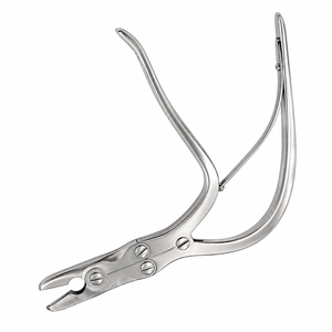 Rongeur Ortopédico de Doble Acción Angulado de Acero Inoxidable, Instrumento Quirúrgico para Corte y Extracción Ósea de Precisión - Product Image 5