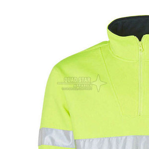 เสื้อทำงานคุณภาพสูงแบบสั่งทำพิเศษ พร้อมซิป ¼ ตัว ระบายอากาศได้ดี ราคาขายส่ง - Product Image 6