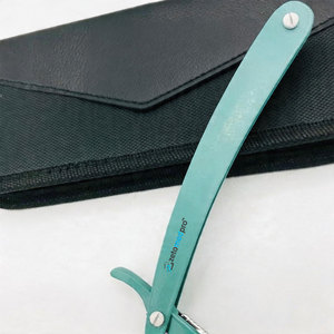 มีดโกนหนวดแบบใบมีดเดี่ยว สแตนเลสสตีล สีสันตามสั่ง สำหรับช่างตัดผม ดีไซน์คลาสสิก ใช้ได้กับการโกนหนวด โกนขนตามร่างกาย และโกนขนบริเวณบิกินี่อย่างยั่งยืน - Product Image 5