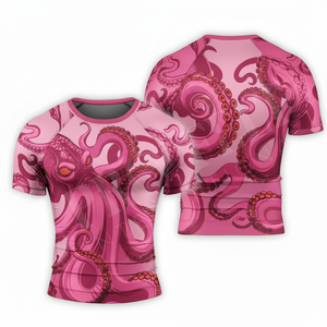 เสื้อรัดรูปออกกำลังกาย แขนยาว ป้องกันรังสียูวี ระบายเหงื่อได้ดี พิมพ์ลายแบบซับลิเมชั่นตามสั่ง - Product Image 4