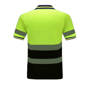 Polo de travail réfléchissant OEM haute visibilité pour les travailleurs de la construction, du transport routier, de l'industrie et du secteur extérieur – Durable - Product Image 4