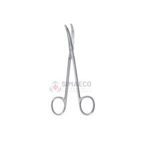 Tijeras de disección Fomon curvadas de 13.5cm | Instrumento Quirúrgico Reutilizable y Esterilizable de Acero Inoxidable, Marca Privada OEM - Product Image 3