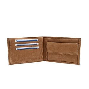 Portefeuille en cuir de vachette véritable fait main, portefeuille en cuir véritable pour homme, élégant, qualité supérieure, portefeuille à deux volets - Product Image 1