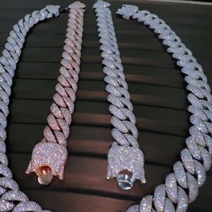 925 sterling silver moissanite <b>necklace</b> VVS D color moissanite <b>chain</b> IGI certified moissanite jewelry - Product Image 3